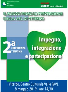 Il nuovo piano di prevenzione della Asl di Viterbo, tra impegno, integrazione e partecipazione