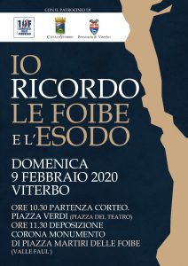 Giorno del ricordo, le celebrazioni per i martiri delle Foibe