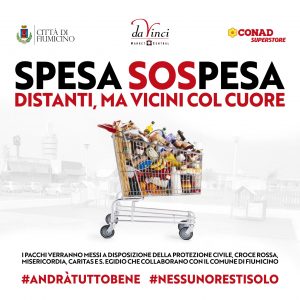 Solidarietà, “Spesa sospesa” alla Conad di Parco ‘Da Vinci’