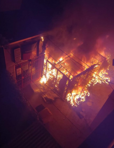 Incendio in via Buonarroti: notte di paura