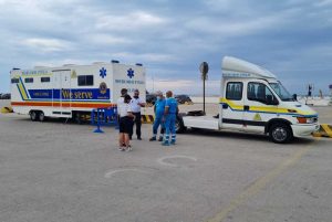 Il camper delle Misericordia aperto per tutti i cittadini di Ostia e Fiumicino