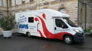 Avis, torna a Tarquinia l’autoemoteca per la donazione del sangue