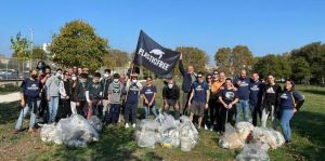 Oltre 150 chili di rifiuti raccolti a Villa Guglielmi