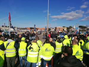 Port Mobility: sindaco e consiglieri alla prima giornata di sciopero