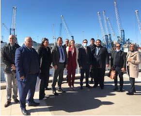 Delegazione libica doganale in visita al porto di Civitavecchia