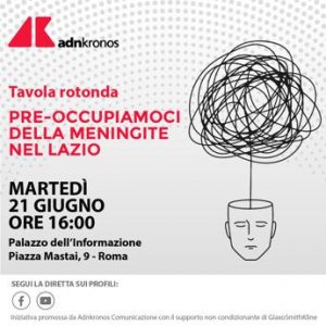 “Pre-Occupiamoci della meningite nel Lazio”, in streaming su Adnkronos