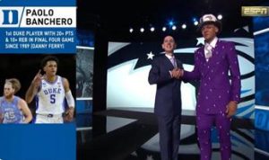 Draft Nba, Banchero prima scelta assoluta – Video