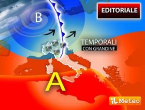 Il caldo frena al Nord, venerdì nuova ondata di temporali