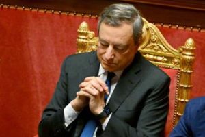 Crisi governo, Draghi al Senato in prima pagina media internazionali