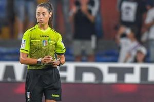 Ferrieri Caputi prima donna in Serie A, arbitra Sassuolo-Salernitana