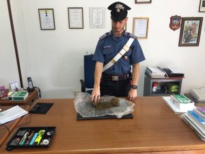 Oltre un etto di marijuana a casa, denunciato un giovane del reatino