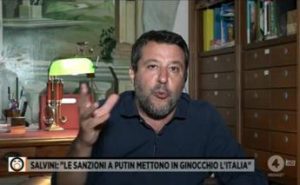 Elezioni 2022, Salvini: “Condanno Russia ma sanzioni non funzionano”