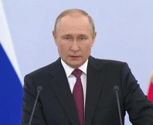 Annessioni Russia, il discorso di Putin: “Popolo ha scelto”