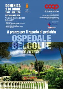 A Bolsena un pranzo di raccolta fondi per il reparto Pediatria di Belcolle