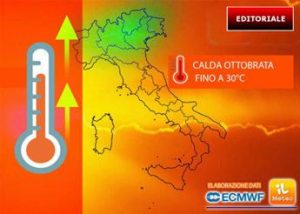 Riecco l’estate, con super Ottobrata escalation temperature: previsioni meteo