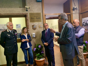 Palermo, Generale Luzi visita il Museo Falcone e Borsellino