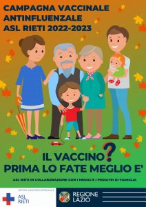 Rieti, al via la campagna antinfluenzale con le prime 11mila dosi di vaccino