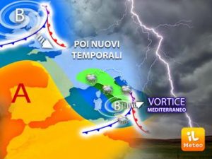 Maltempo sull’Italia, piogge e forti temporali: le regioni a rischio