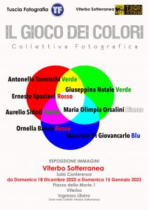 A Viterbo Sotterranea sbarca la mostra “Il Gioco dei Colori”