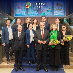 Il presidente della Regione Rocca presenta la sua squadra