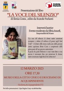 “La voce del silenzio”, Ilenia Costa presenta il suo libro ad Acquapendente