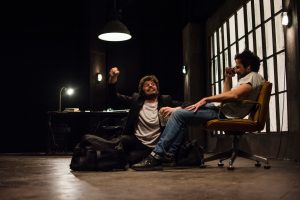 Lino Guanciale e Francesco Montanari in scena al Padovani