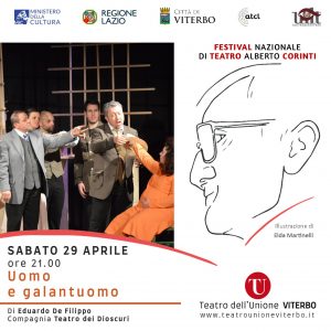 Festival Nazionale Alberto Corinti: a teatro con un biglietto simbolico di 5 euro