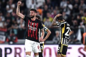 Giroud decide la sfida in casa Juve, rossoneri in Champions