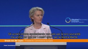 Von der Leyen “Non ho dubbi che l’Ucraina sarà parte dell’Ue”