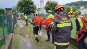 Maltempo in tutta la Lombardia, 300 interventi dei Vigili del Fuoco