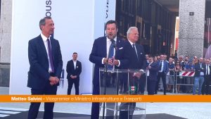 M4 Milano, Salvini “Le infrastrutture non hanno colore politico”