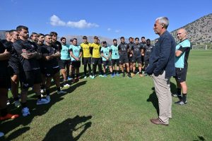 Primo allenamento per il Palermo nel nuovo centro sportivo di Torretta