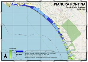 Costa Pontina: “Non esisterà più, l’anno in cui verrà sommersa”