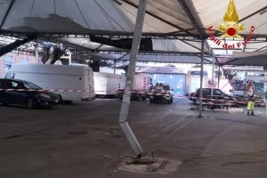 Civitavecchia, ancora interdetta la piazza del mercato: si attende l’ok dei Vigili del Fuoco