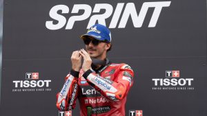 Bagnaia a Misano dopo l’ok dei medici: “Sono stato fortunato”