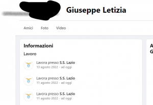 Calcio – La Lazio sconfessa operato di due persone che avrebbero agito a nome della società