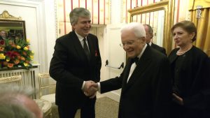 L’arrivo del presidente Mattarella al teatro La Fenice