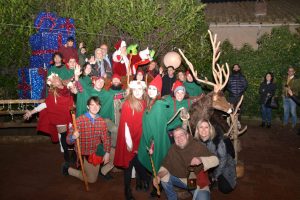 Sbandieratori e musici per l’apertura del Viterbo Christmas Village