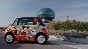 La Fiat Topolino incontra Micky Mouse