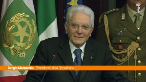 Mattarella “Dalla Repubblica riconoscenza per le Forze Armate”