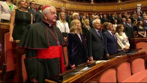 Mattarella in Senato per il Concerto di Natale