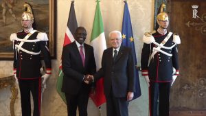 Mattarella riceve il presidente del Kenya William Samoei Ruto