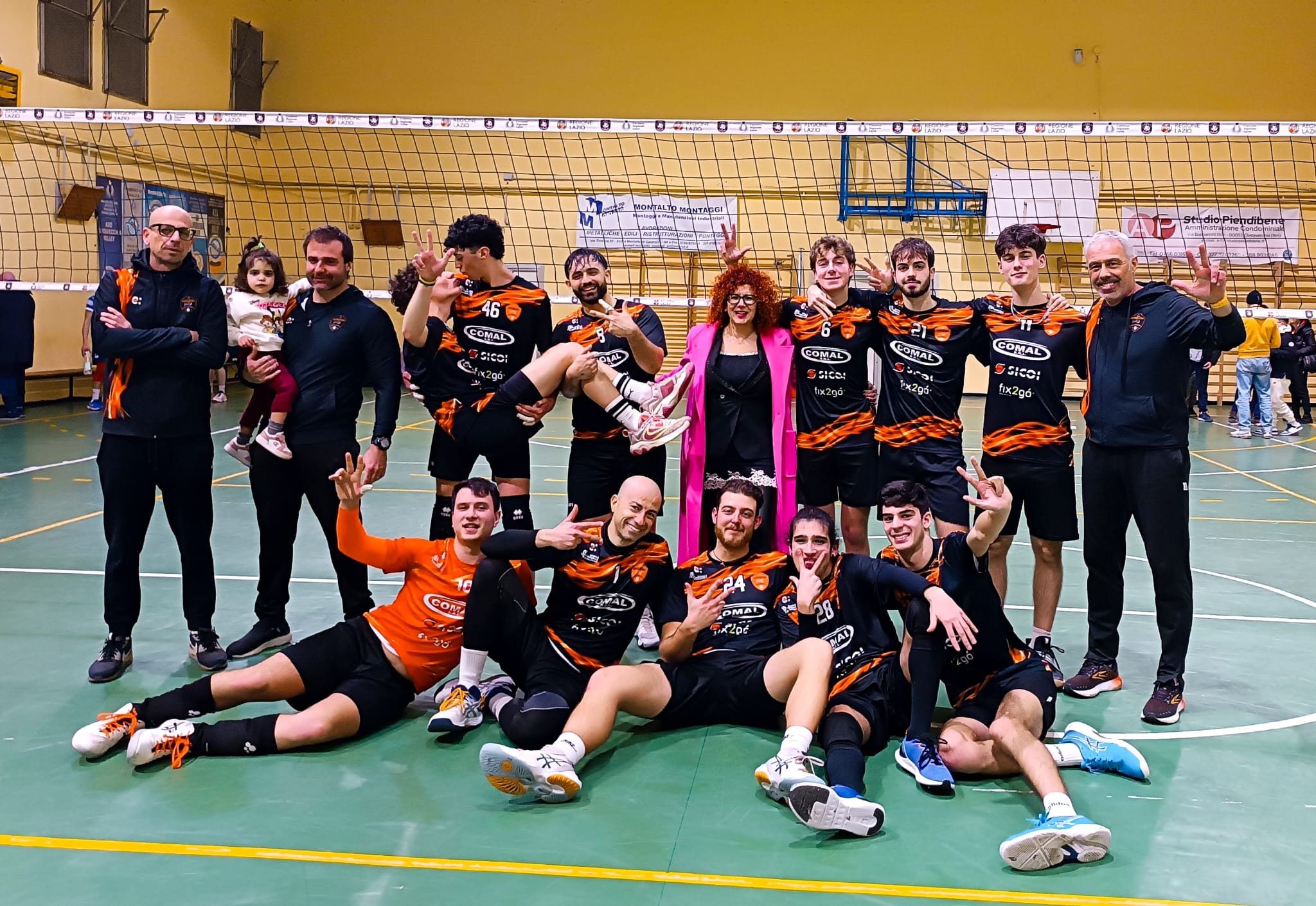 Nel derby cittadino di serie D Maschile, il Civitavecchia Volley Academy  cede alla Montalto Montaggi