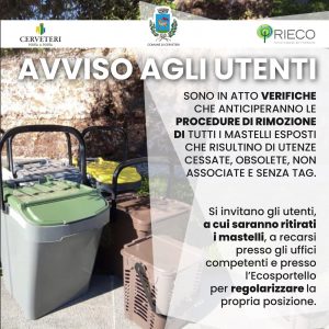 Cerveteri – Igiene urbana, mastelli non in regola saranno rimossi