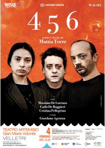 Teatro, domani all’Artemisio di Velletri va in scena “4 5 6” di Mattia Torre