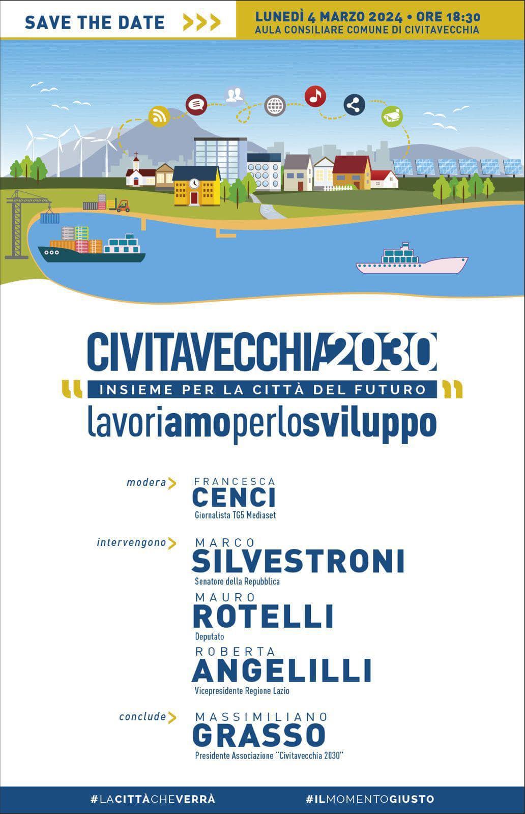 Civitavecchia oggi al Pincio nuovo appuntamento con Agenda 2030