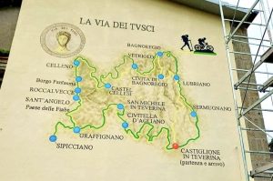 Castiglione in Teverina, ecco il nuovo murales dedicato alla “Via dei Tusci”