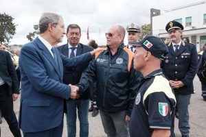 Tarquinia – Il Ministro Musumeci ha incontrato i volontari della Protezione Civile