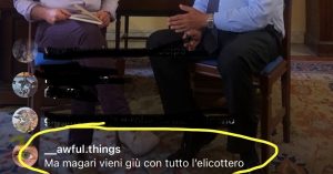 Tarquinia – Durante una diretta non moderata su “Lextra.TV” con il sindaco Giulivi haters scatenati: “magari vieni giù con tutto l’elicottero”