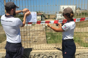 Cerveteri, pericolo liquami: Guardia Costiera sequestra depuratore di Campo di Mare